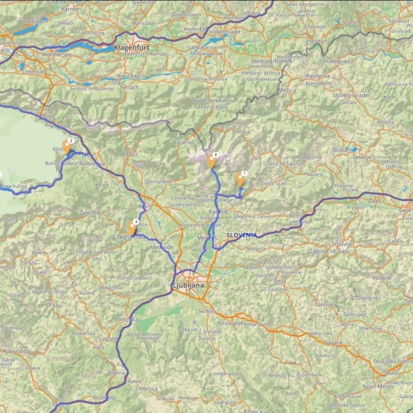 Przejazdy po Słowenii - północ (map.project-osrm.org)
